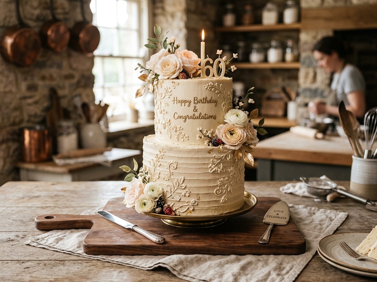 Grand Two-Tier Celebration Cake